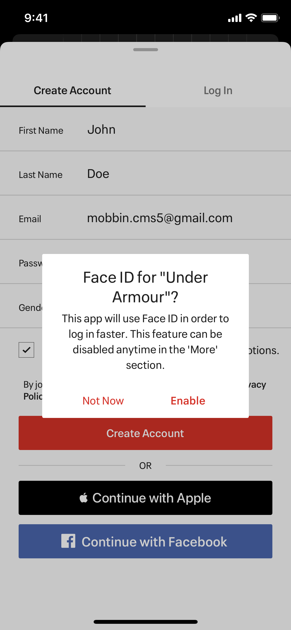 Toneelschrijver Mineraalwater trog Under Armour iOS | Mobbin