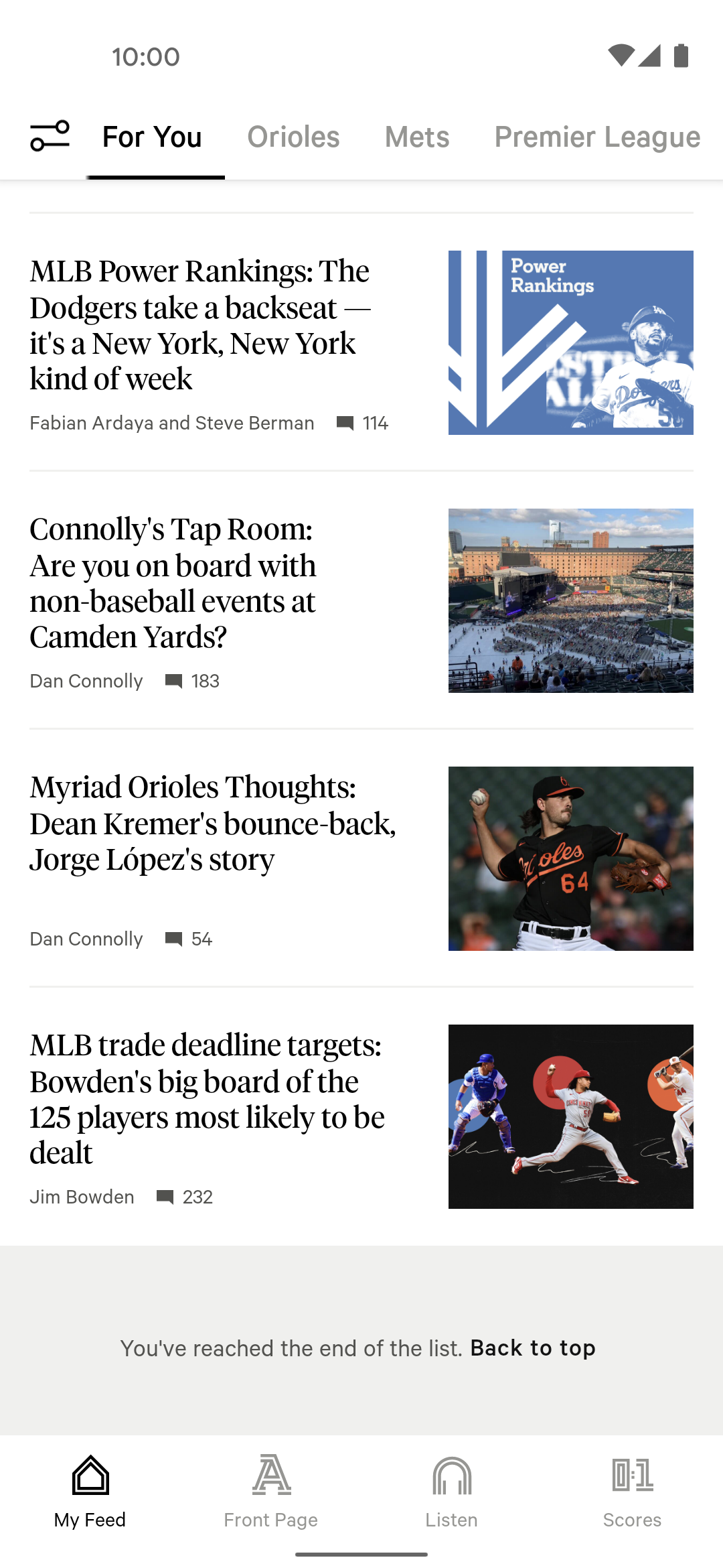 Connolly's Tap Room: Are you on board with non-baseball events at Camden  Yards? - The Athletic