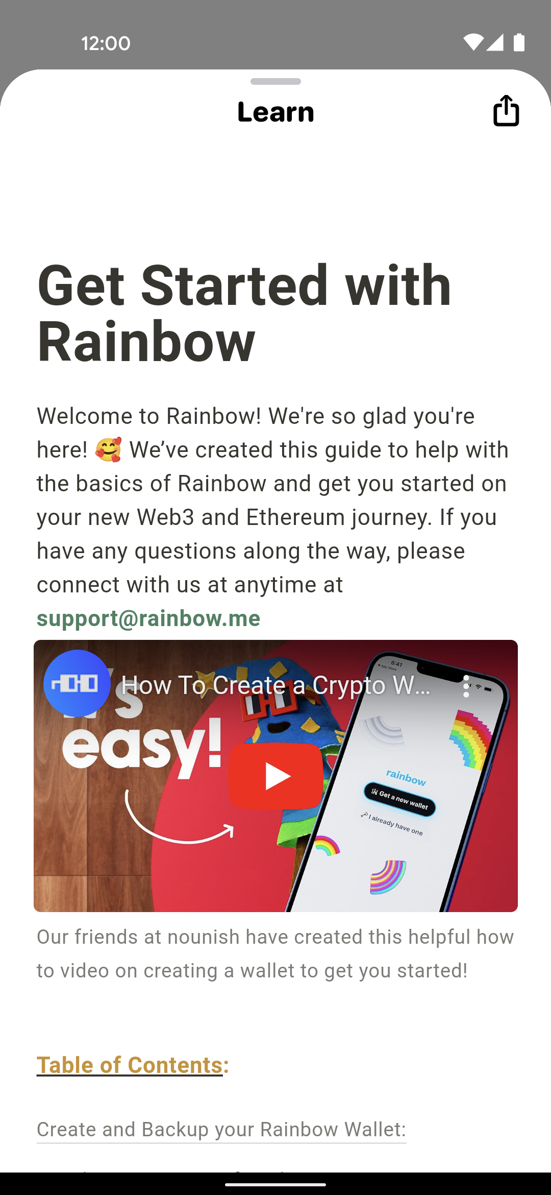 Rainbow - Ethereum Wallet on the App Store